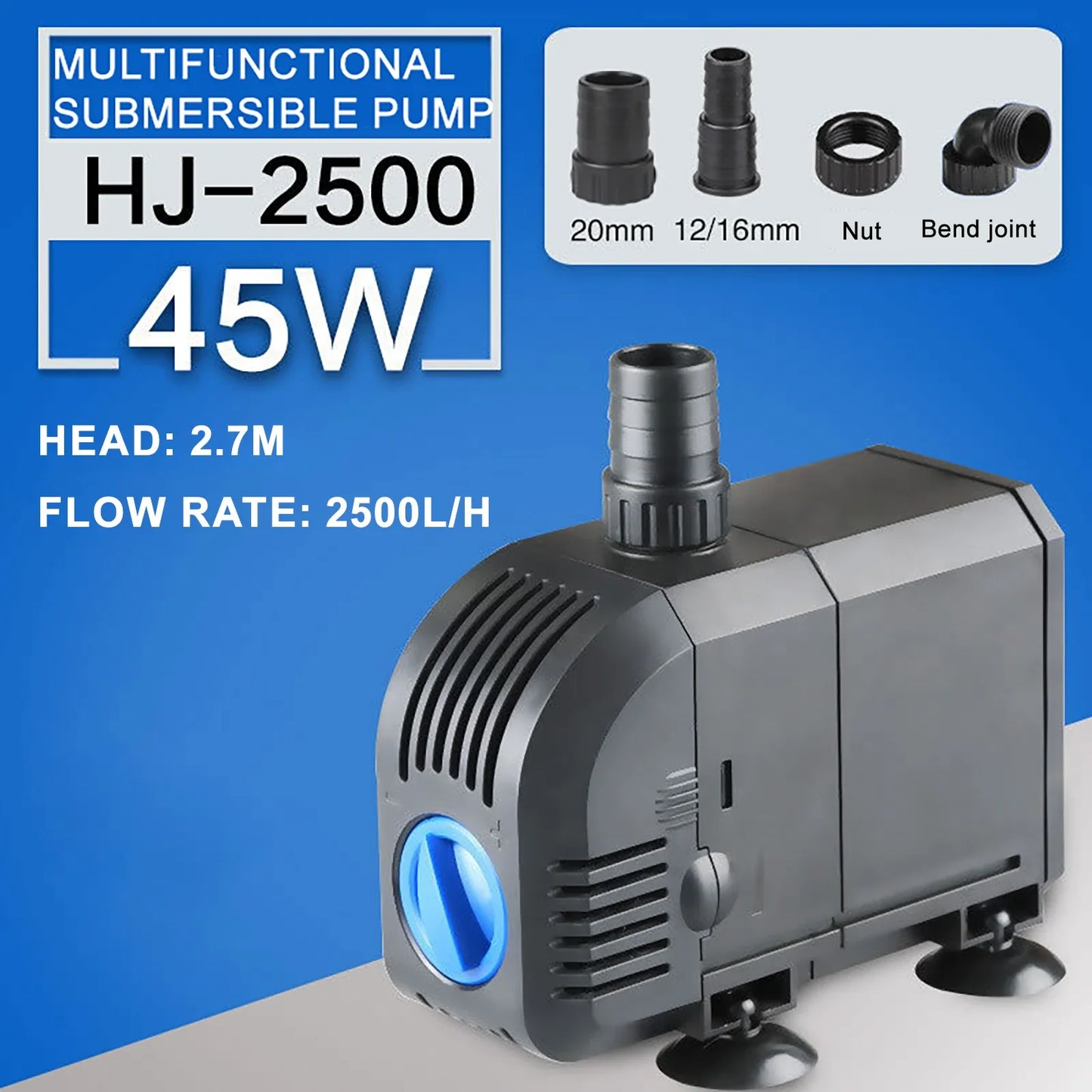 Intelligent Fish Pond Aquarium Water Pump