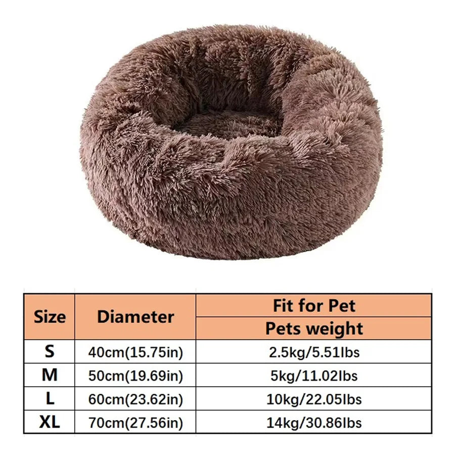 Plush Warm Faux Fur Calm Bed