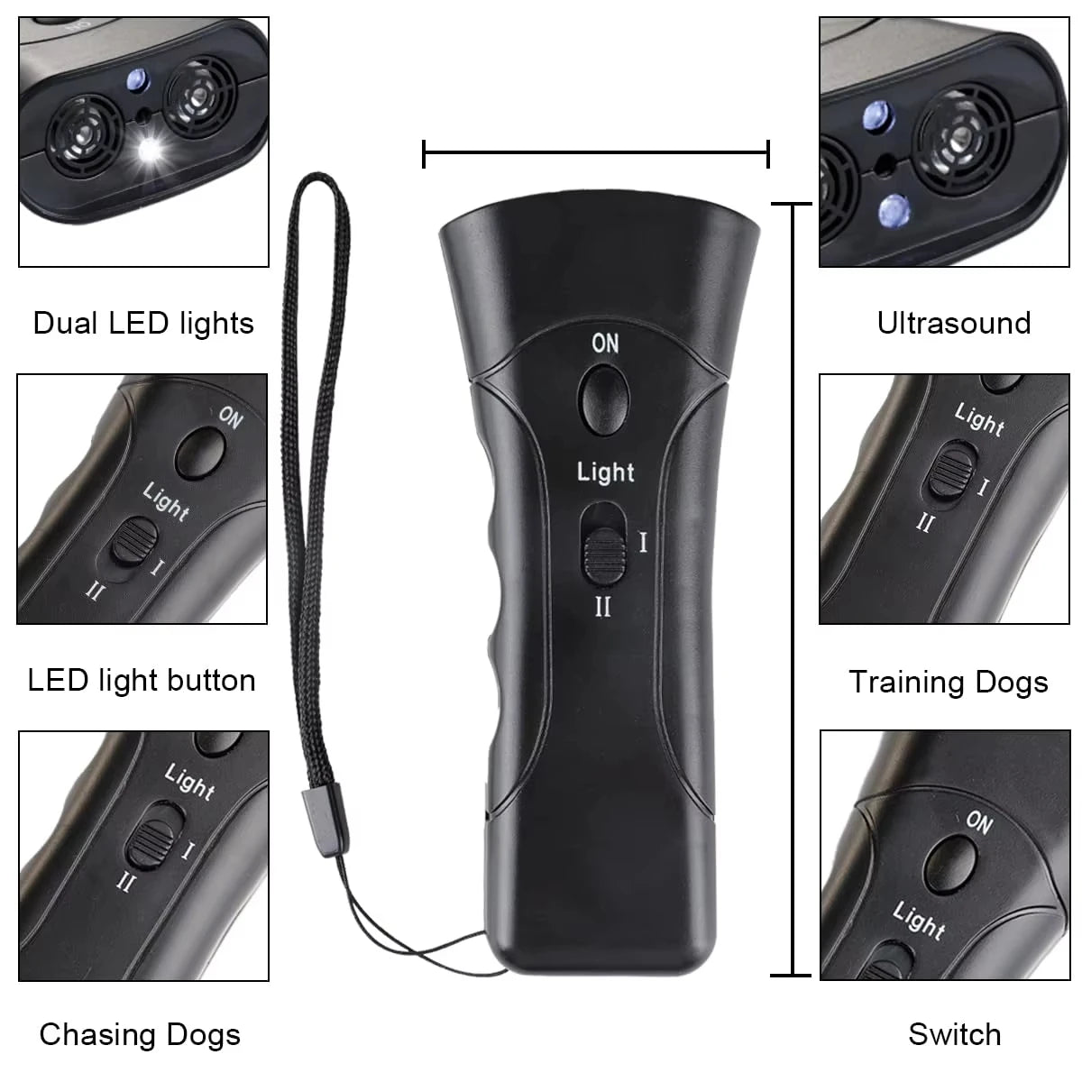 Ultrasonic Dog Bark Control Deterrent