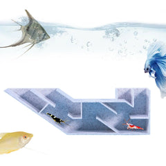 Aquarium Underground Tunnel with 2 Entrances Hiding Viewing Tunnel Fish Shrimp Play Hideout for Fish Tank Decor Cave Ornaments