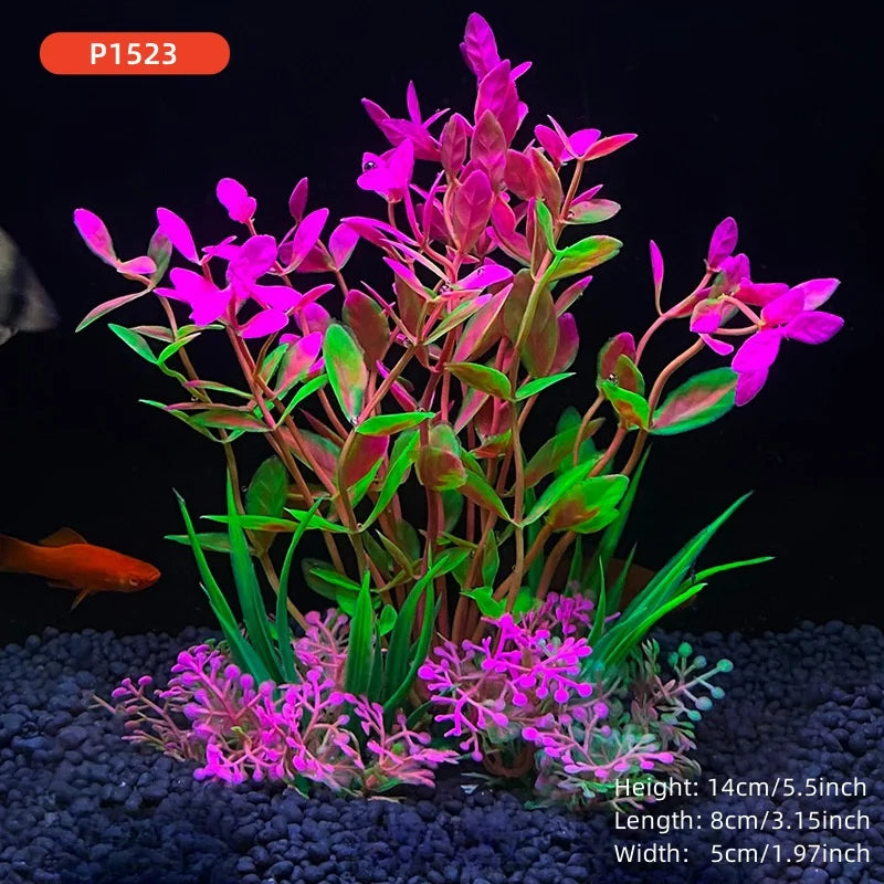 Simulation Plant Aquarium Artificial DIY