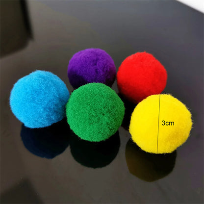 Soft Kitten Pompon Toy