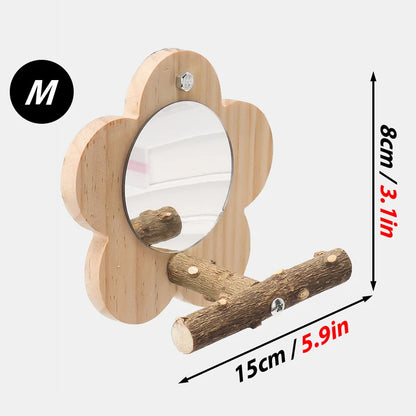 Wooden Bird Perch
