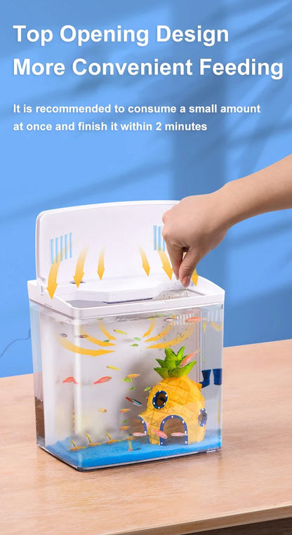 Self circulating household desktop fish tank