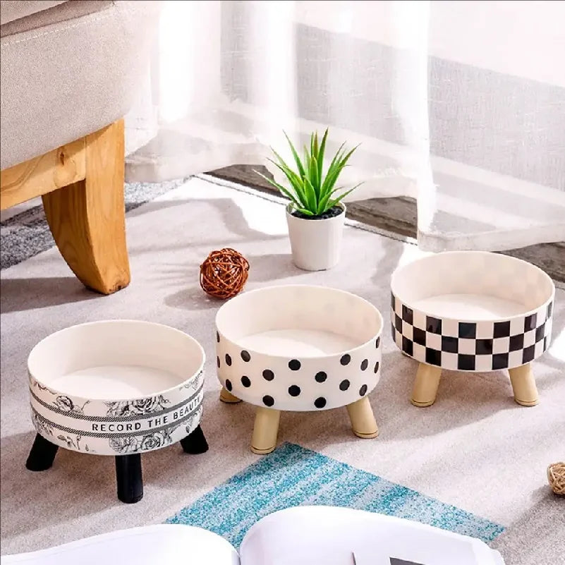 Stainless Steel Elevated Pet Bowls
