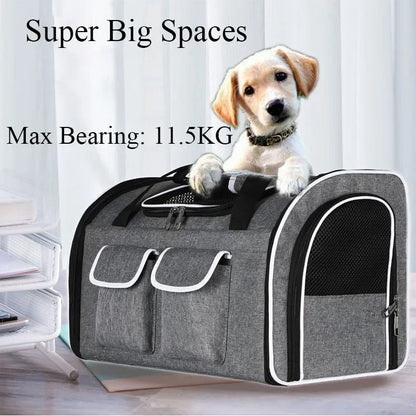 Big Space Foldable Pet Carrier Backpack