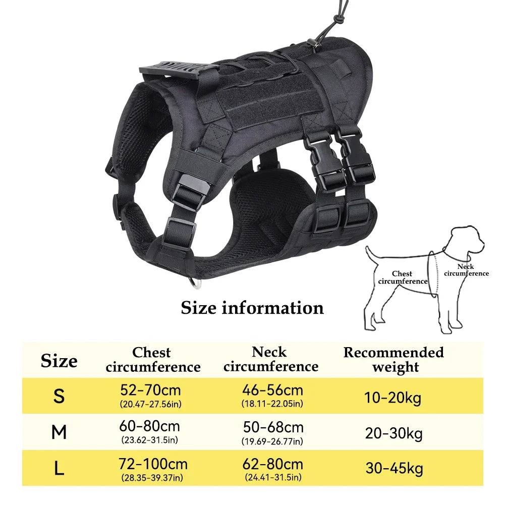 Harness And Collar For Medium Large Dogs