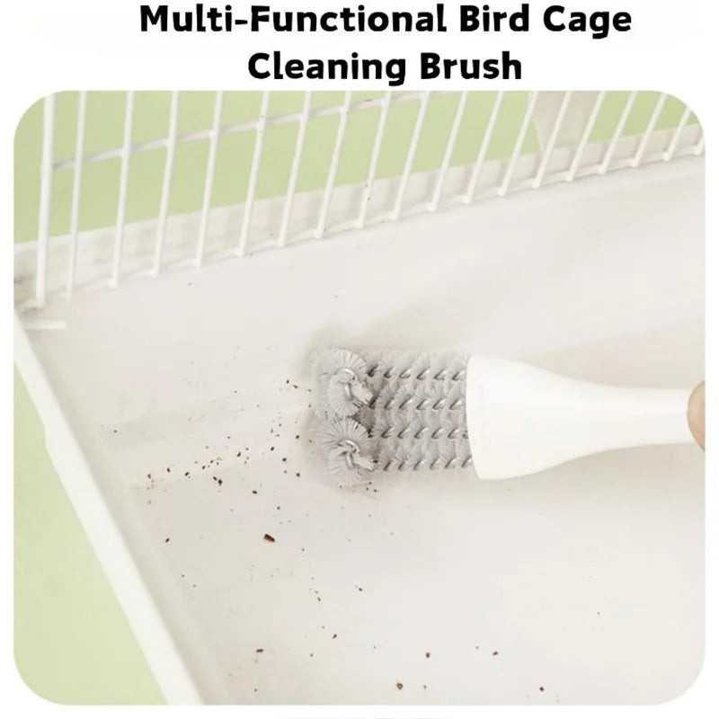 Bird Cage Cleaning Brush Tool