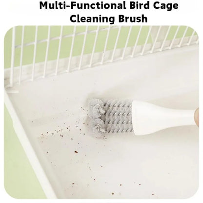 Bird Cage Cleaning Brush Tool