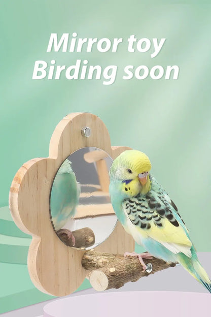 Wooden Bird Perch