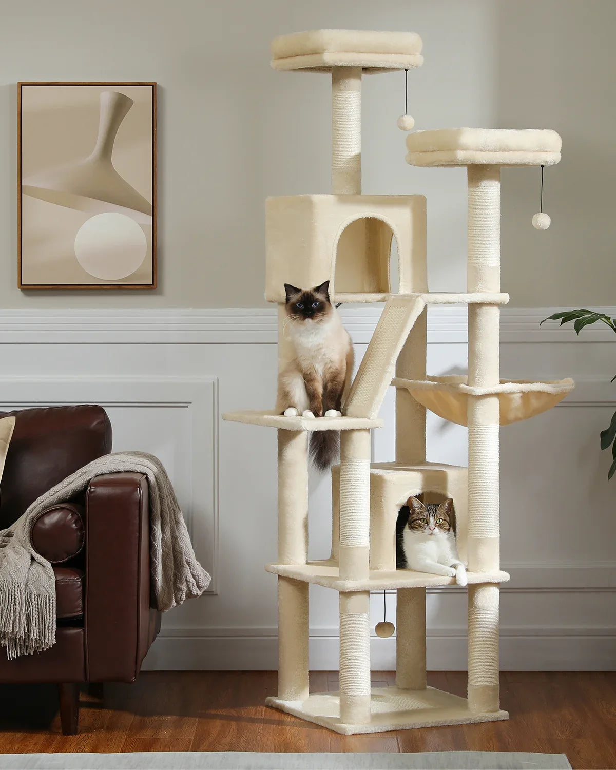Large Cat Tree for Indoor Tall Tower