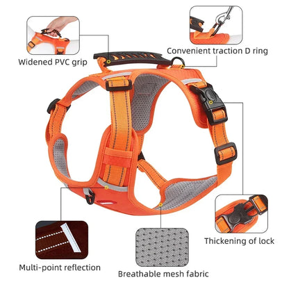 Adjustable Reflective Dog Harness