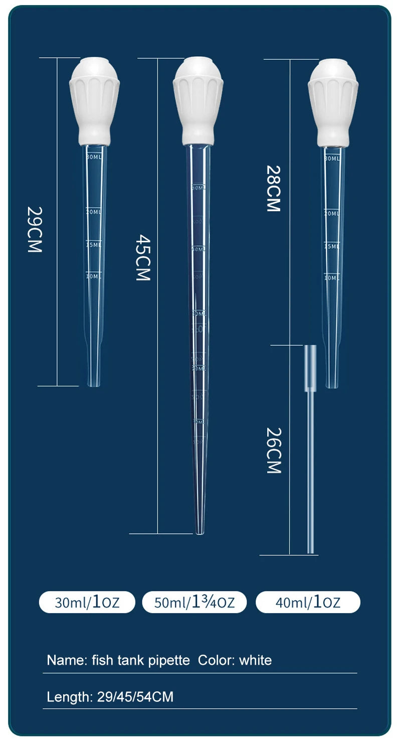 Aquarium Siphon Lengthen Pipettes