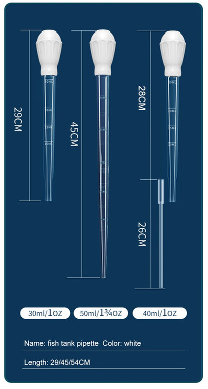 Aquarium Siphon Lengthen Pipettes