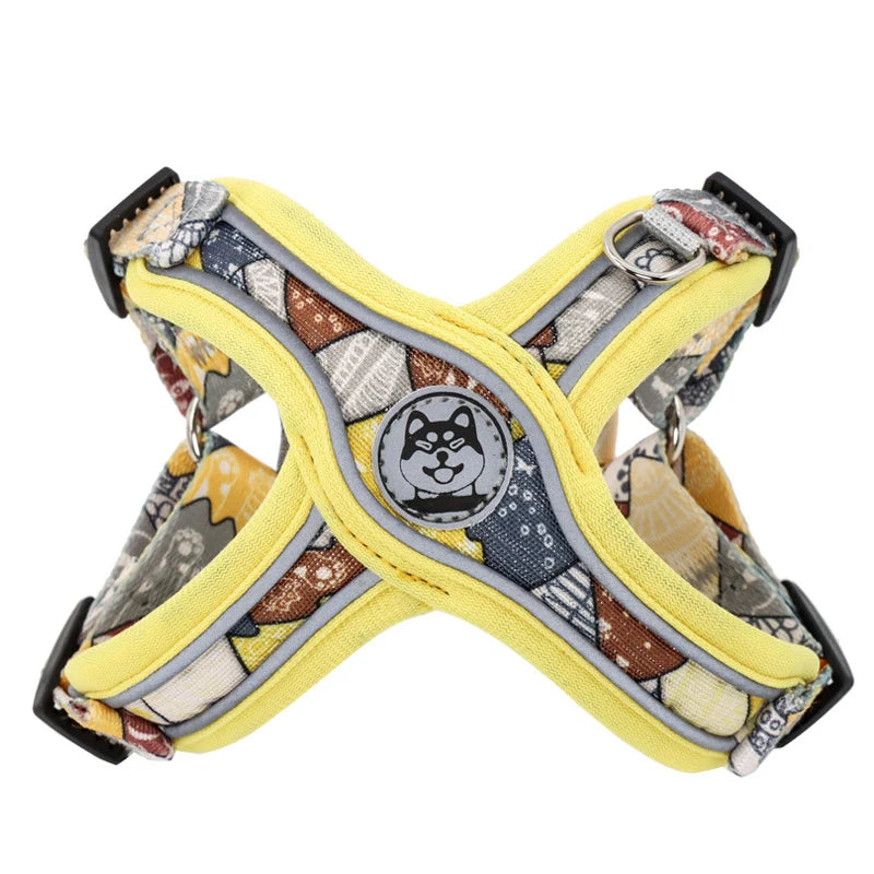 X-Shaped Harness and Leash Set