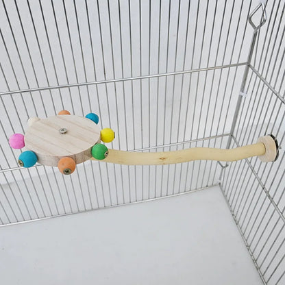 Perch Toy with Rotating Ball