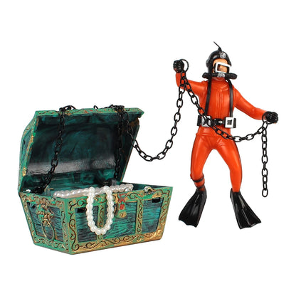 Treasure Chest Fish Tank Decorations