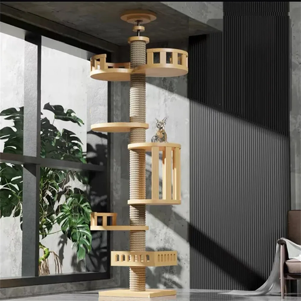 Adjustable Cat Tree House Cat Tower