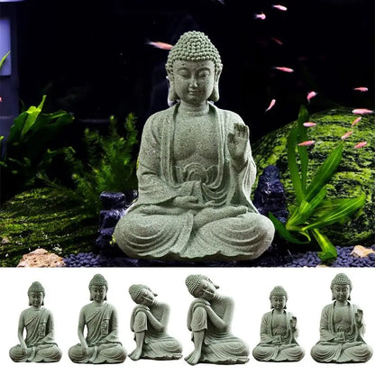 Buddha Fish Tank Decor
