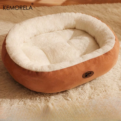 Cozy Oval Snuggle Pet Bed