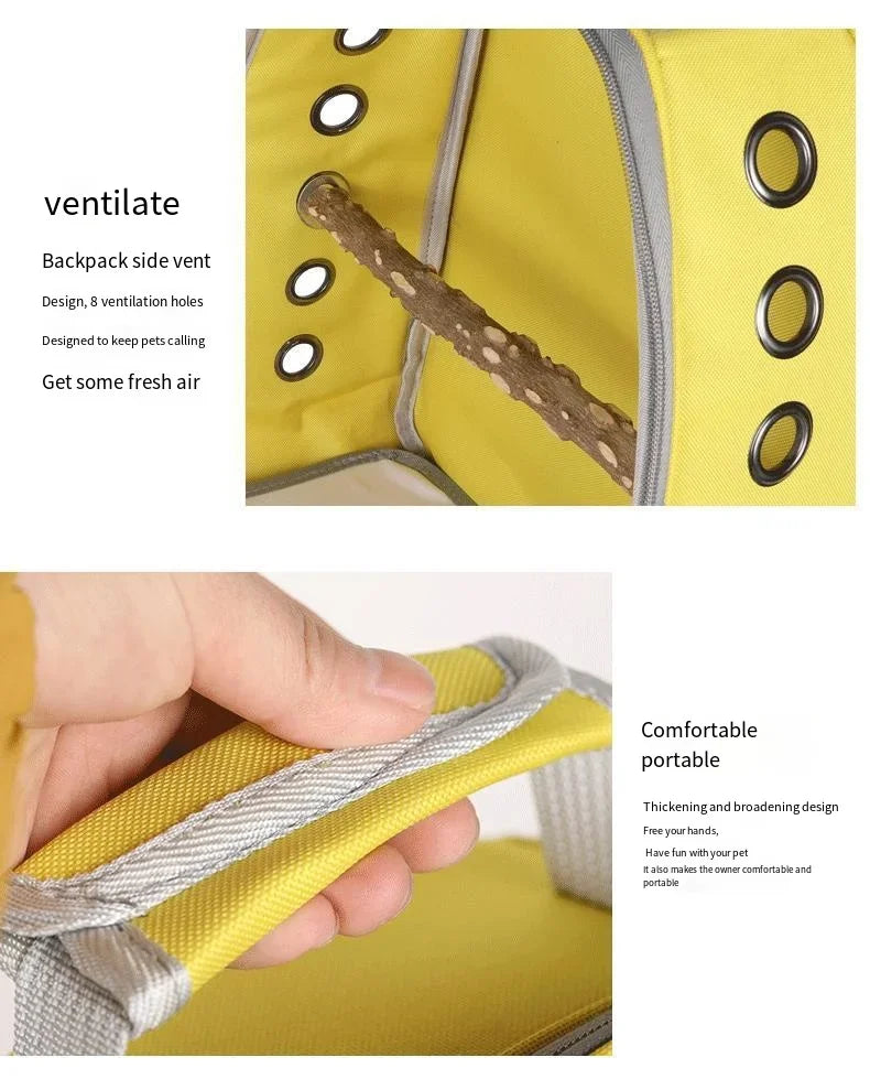 New Bird Carrier Small Pet Travel Bag