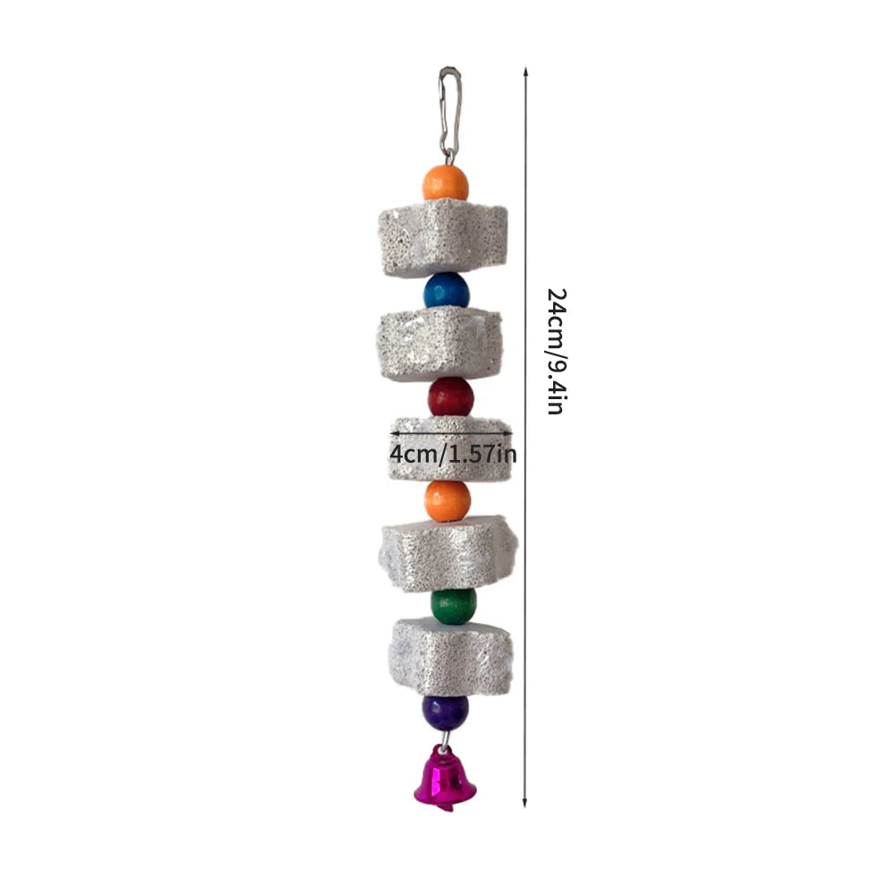 Parrots  Teeth Grinding Volcanic Rock Toy