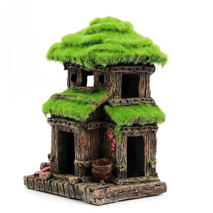 Ancient Architecture Aquarium Decoration