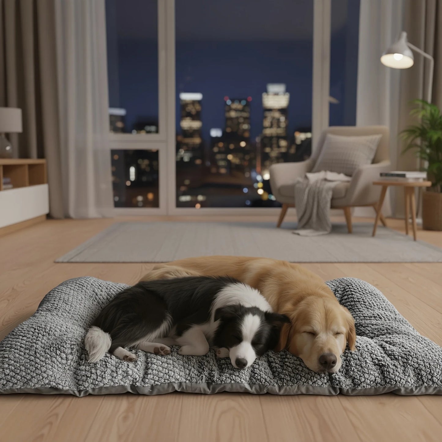 Extra-Large Plush Dog Crate Pad