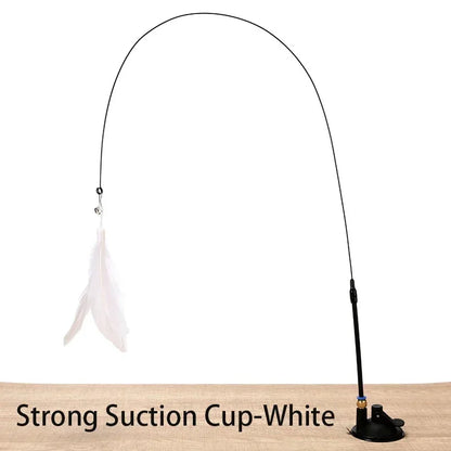 Suction Cup Cat Teasing Stick Cat Toy