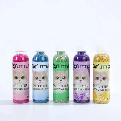 Bottle of Cat Litter Deodorizing Beads