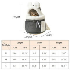 Outdoor Travel Chihuahua Puppy Dog Carrier Bacpack Winter Warm Pet Carrying Bags for Small Dogs Yorkshire Cat Nest mascotas Home