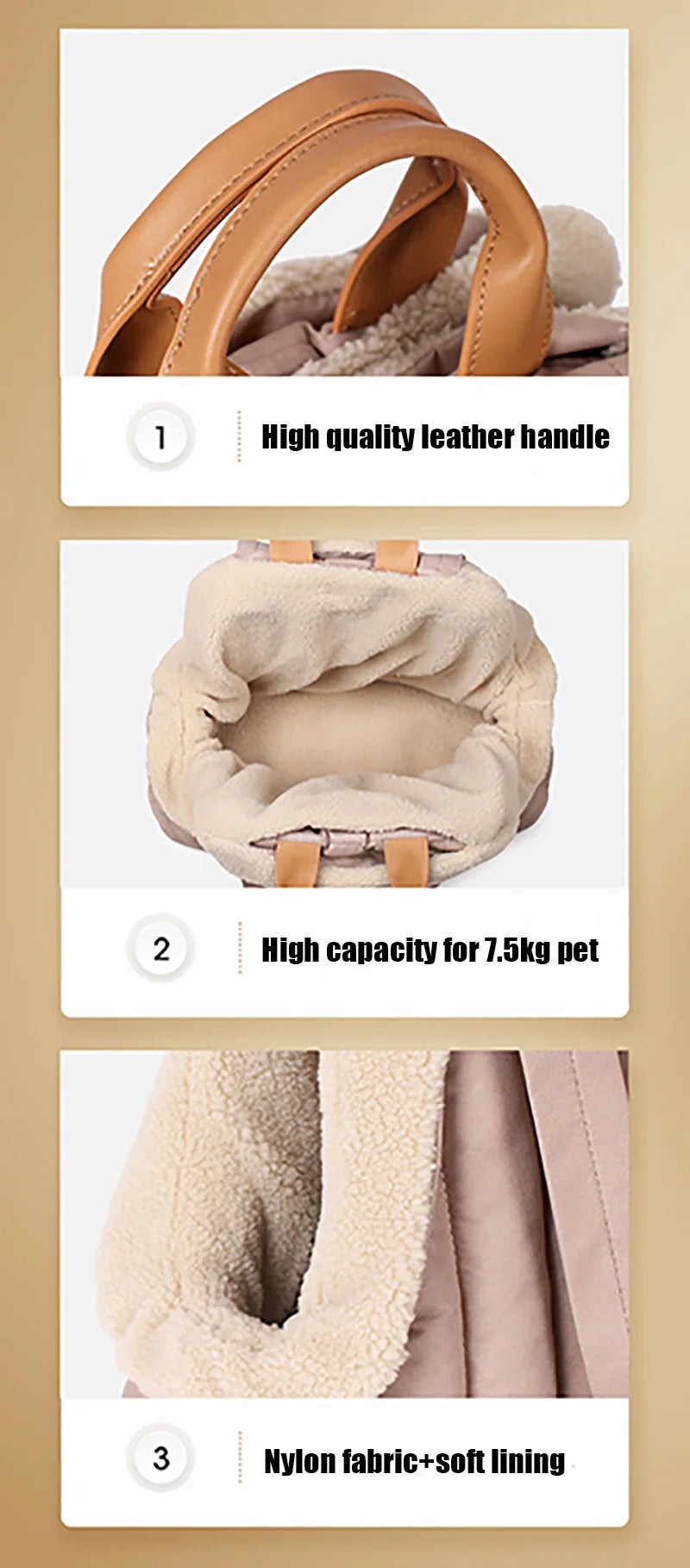 Windproof Warm Carrier Bag