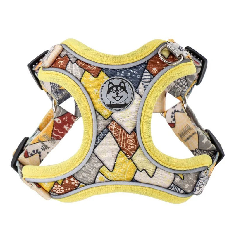 X-Shaped Harness and Leash Set