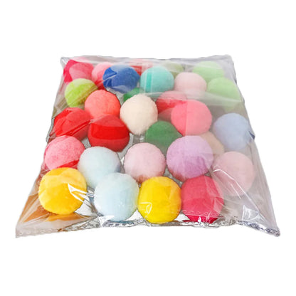 Soft Kitten Pompon Toy