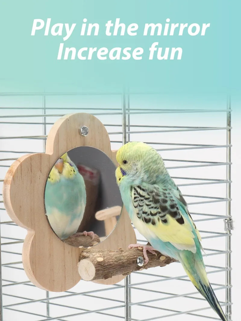 Wooden Bird Perch