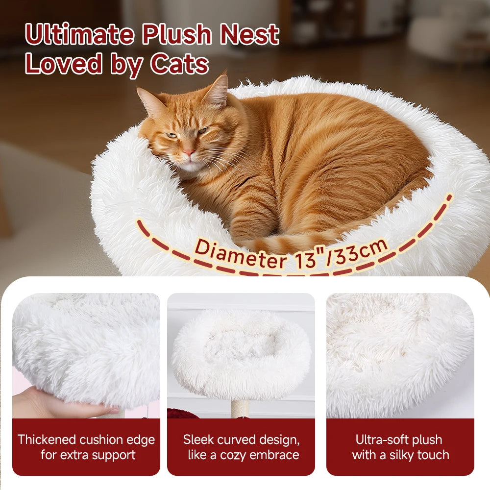 Medium Cat Tree Green Staircase