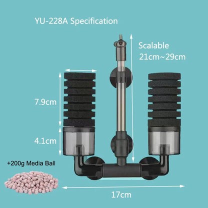 Black Aquarium Filter for Aquarium
