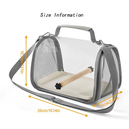 Portable Bird Travel Carrier  Cage