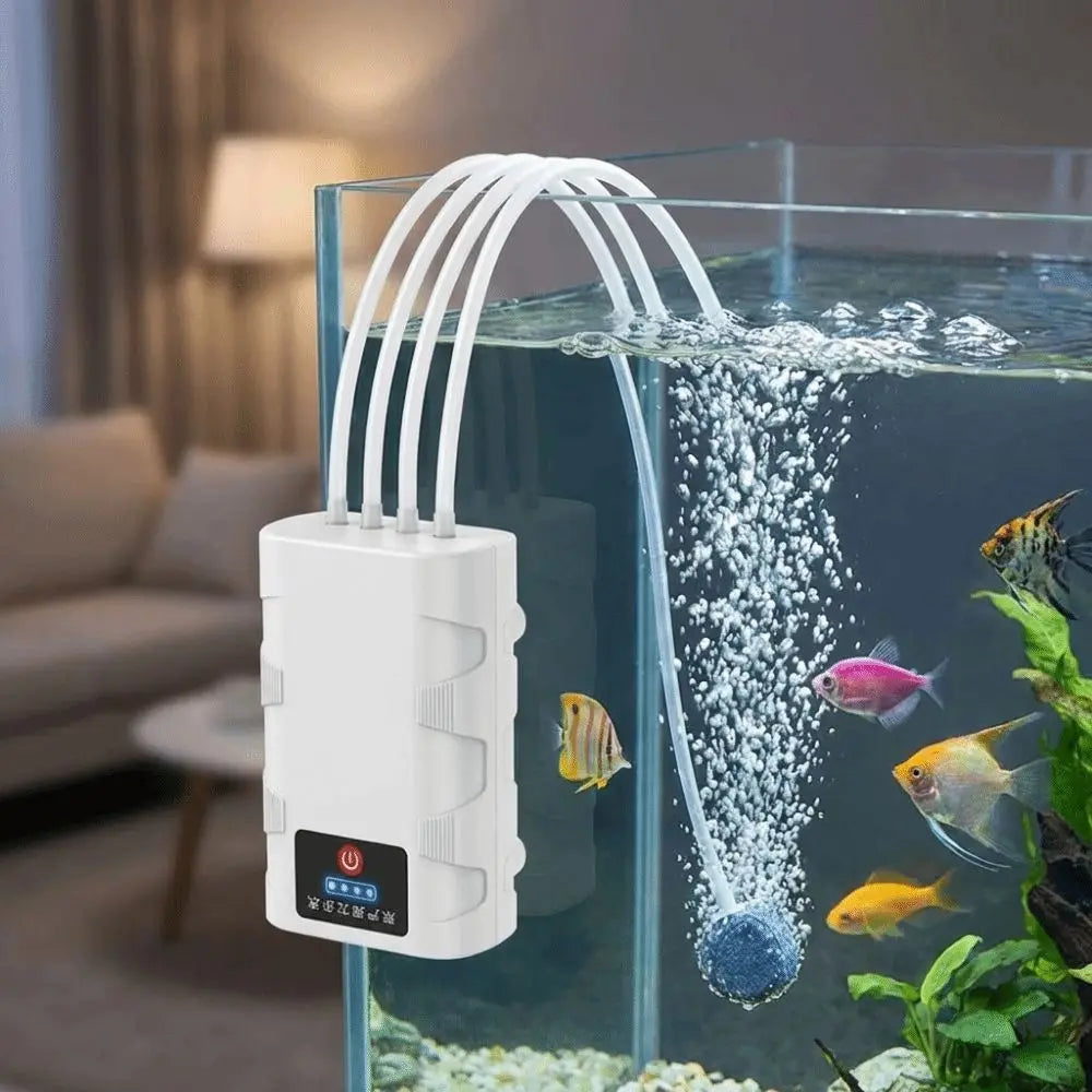 USB Rechargeable Aquarium Oxygen Pump