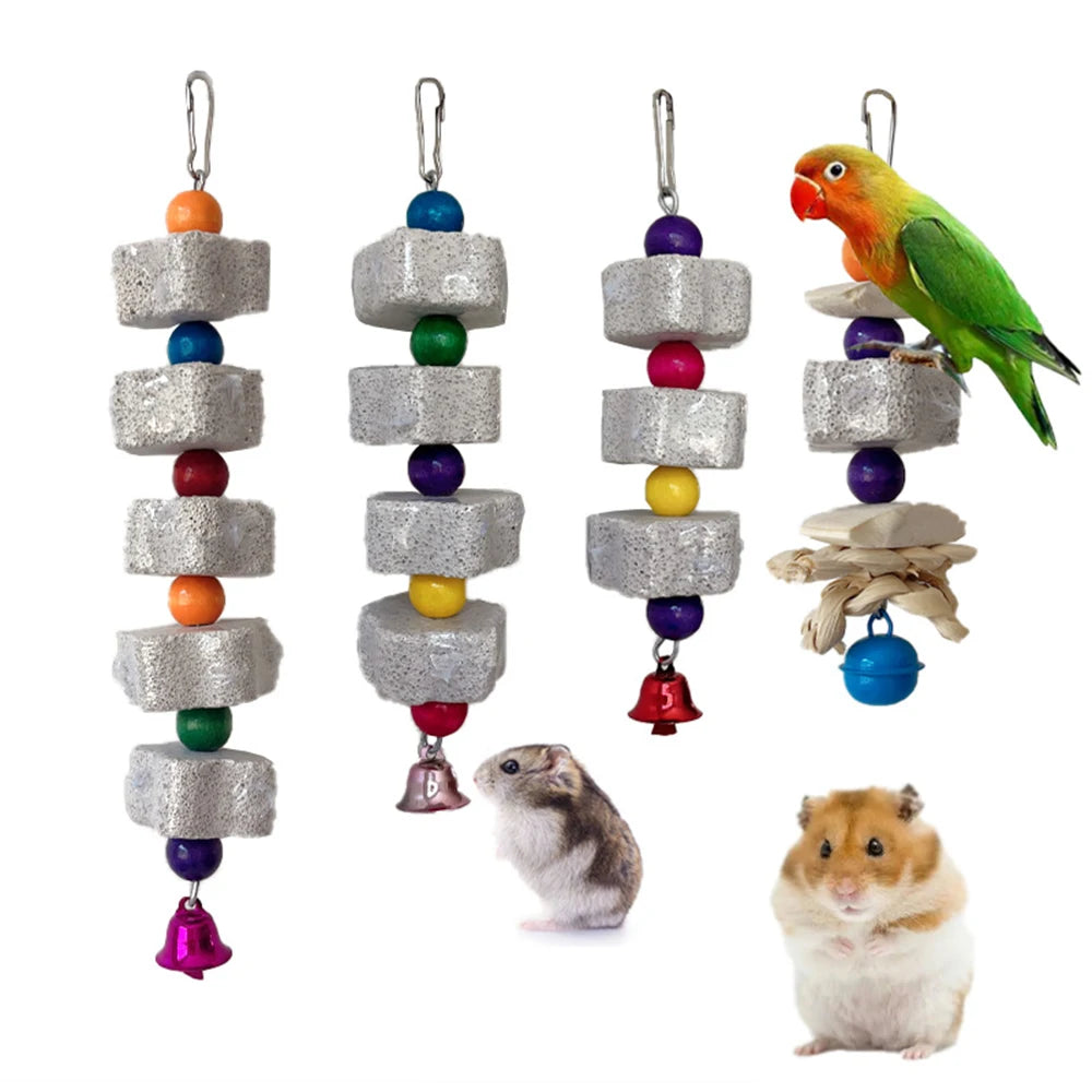 Parrots  Teeth Grinding Volcanic Rock Toy