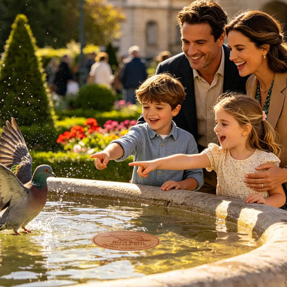 Bird Bath Copper Disk Water Fountain