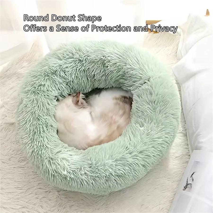 Plush Warm Faux Fur Calm Bed