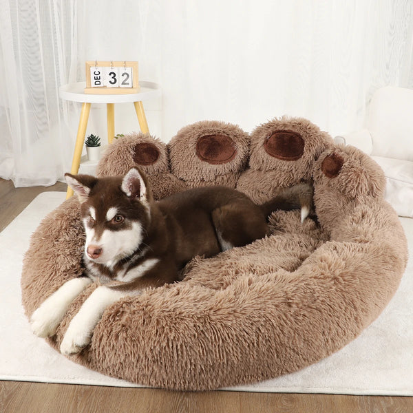Winter Warm Fluffy Dog Bed