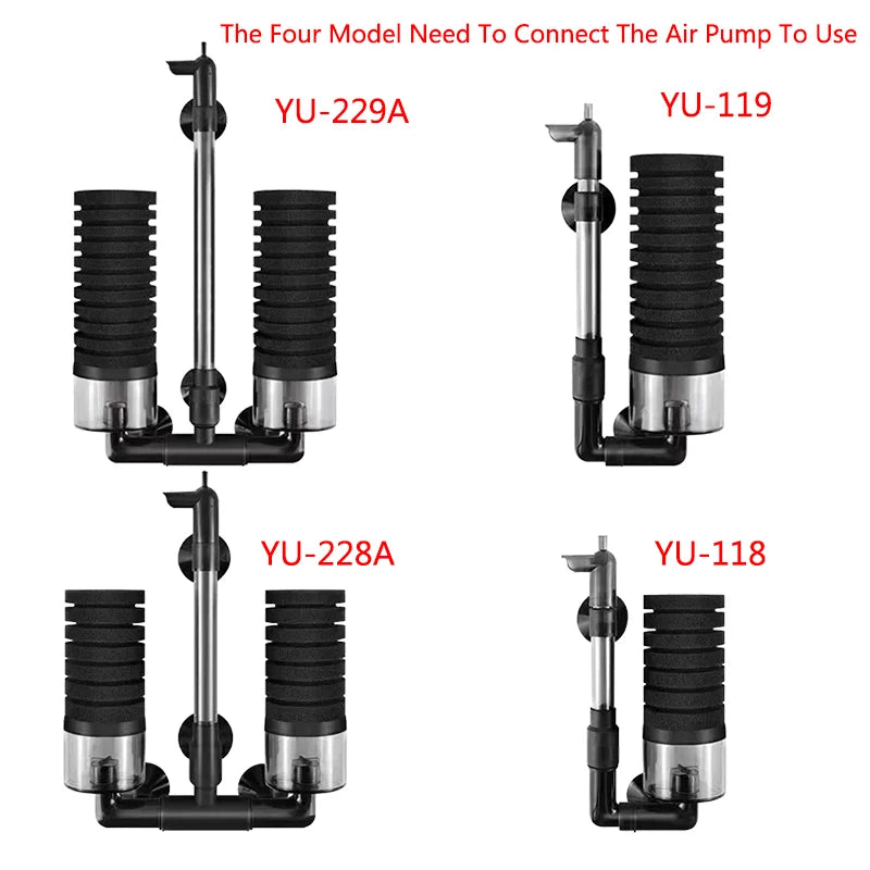 Black Aquarium Filter for Aquarium