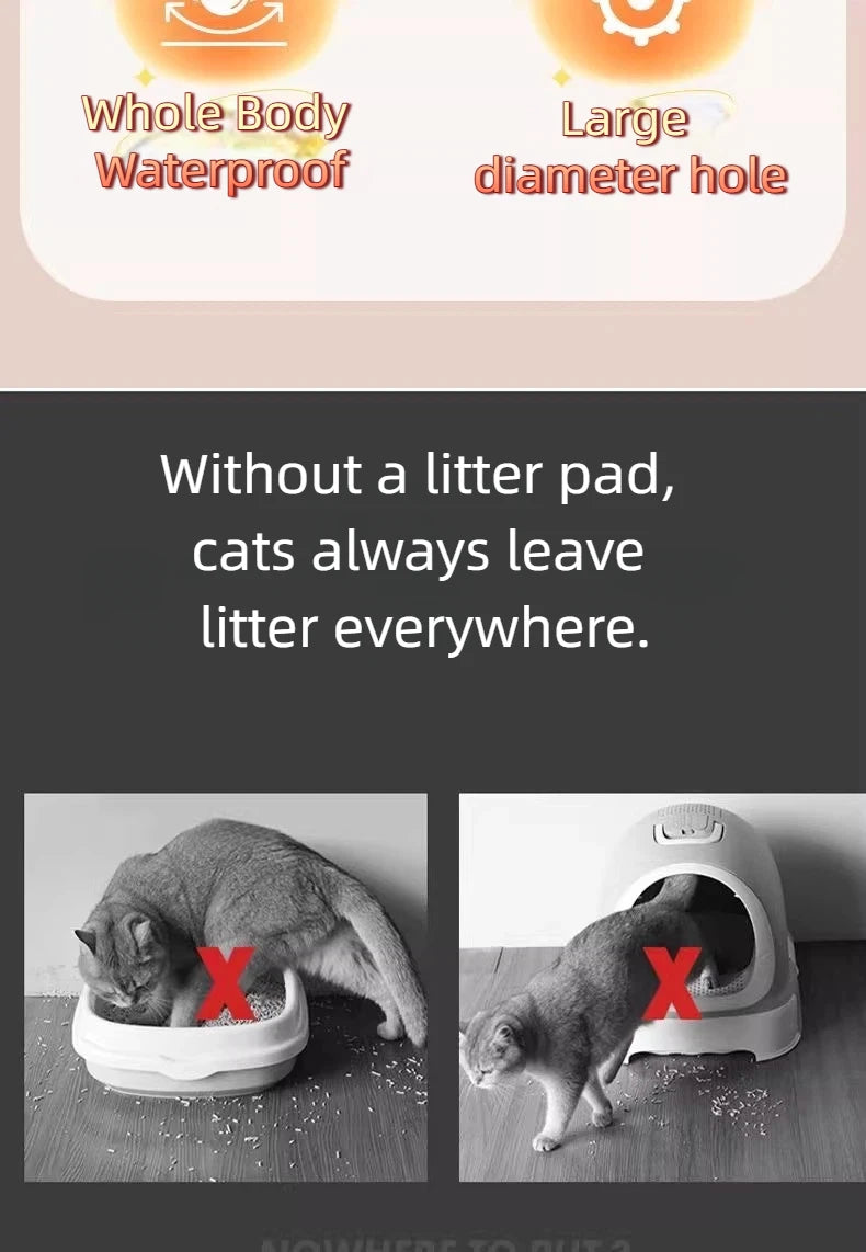 Double Layer Pet Non Slip Big Litter Box