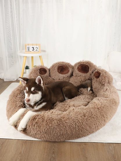 Winter Warm Fluffy Dog Bed