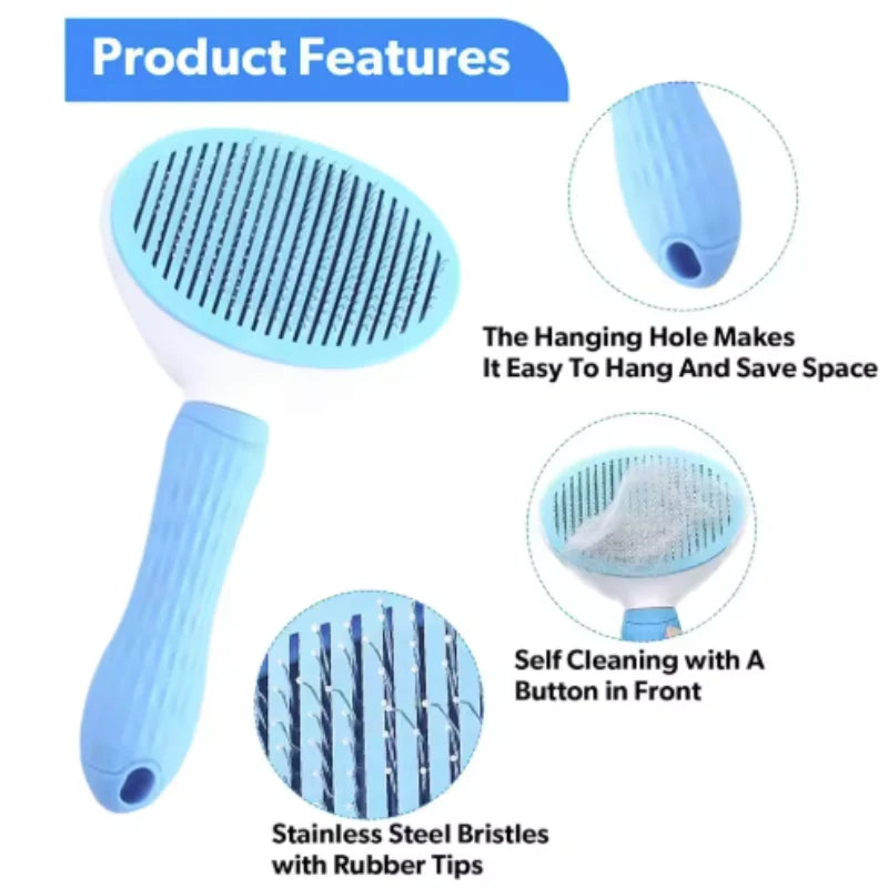 Cat Comb Self Cleaning Hair Remover
