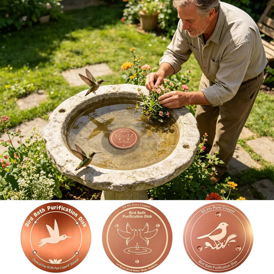Bird Bath Copper Disk