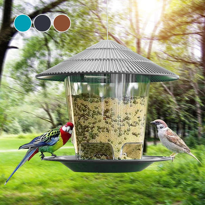 Outdoor Hanging Automatic Bird Feeder