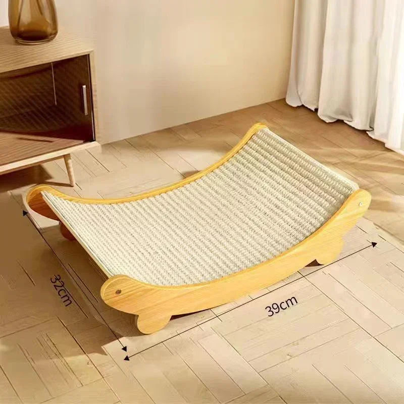 Small Sisal Cat Scratching Pad, Detachable Wear-resistant Mat, Multifunctional Cat Bed Claw Grinding Toy, Perfect Pet Gift